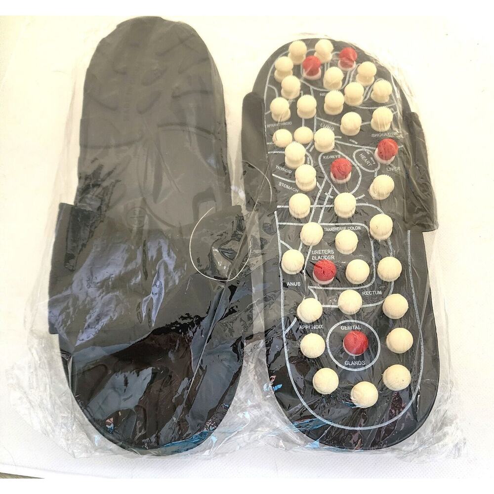 Reflexology Sandles/Slippers-Acupuncture-Pressure Points-11" Long-Men's 10-11